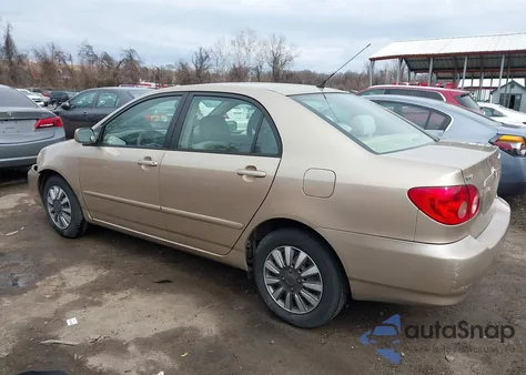 2006 Toyota Corolla Le из США, поврежденный, VIN 2T1BR32E76C581925